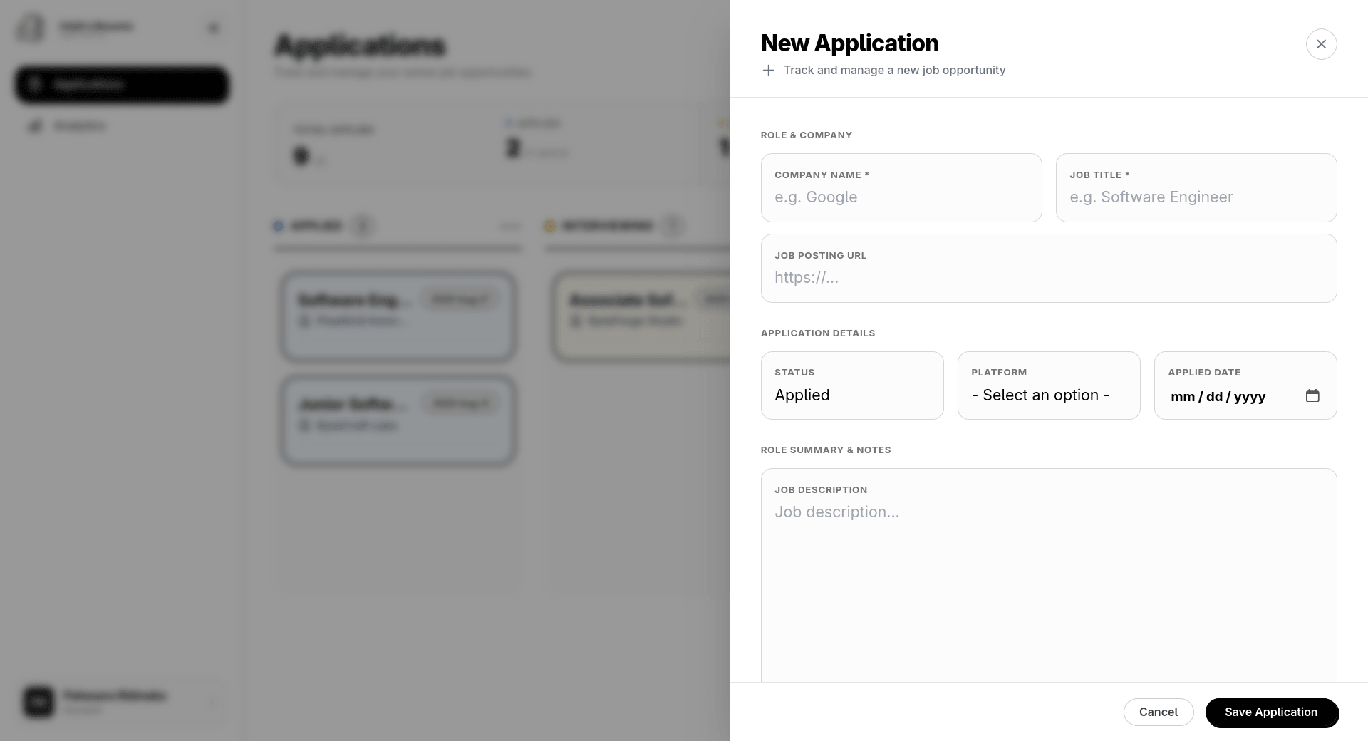 HOLDMYRESUME - Job Application Tracker thumb 4