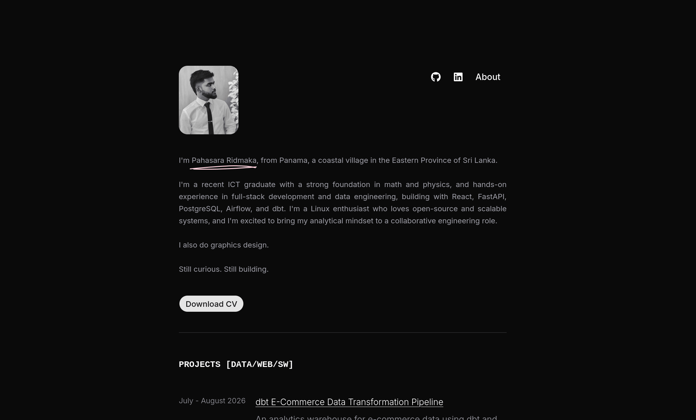 Personal Portfolio Website